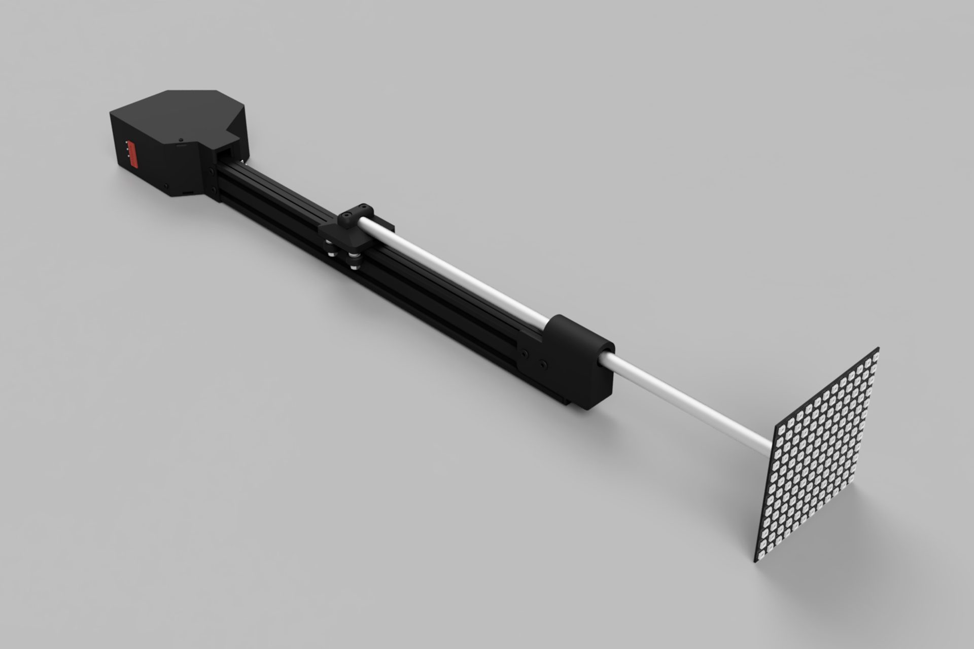 DMX Linear Actuator LED with a 12 x 12 RGB LED Matrix (stackable)
